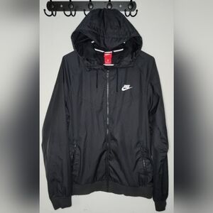 Nike Men's Classic Black Hooded Windbreaker